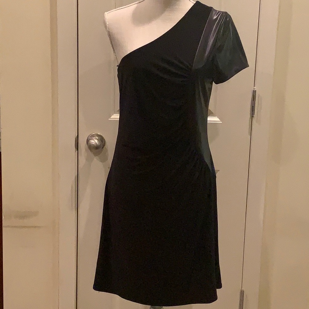 Black, one shoulder, bodycon, size 12